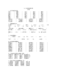 九年级语文测试习题初中语文字词练习题_设计