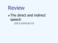 高考英语语法总复习——直接引语和间接引语