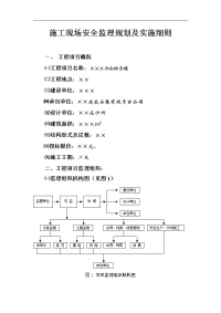 安全监理规划及实施细则样本