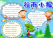 谷雨农耕谚语手抄报电子小报word小报.docx