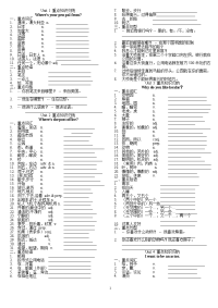 初中英语重点知识归纳