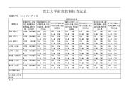 小学-教案检查记录表格