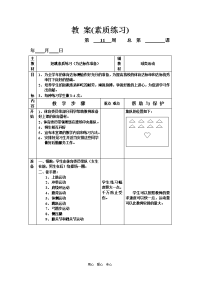 初中体育教案3