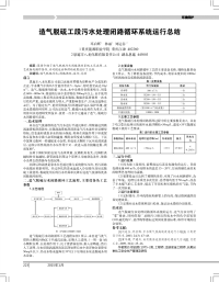 造气脱硫工段污水处理闭路循环系统运行总结