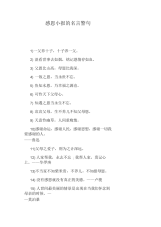 感恩小报的名言警句.docx
