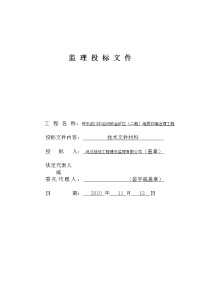 《监理投标技术标》word版