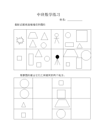 中班数学练习.doc