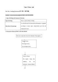 高中英语Unit 5 First Aid教案1 新课标 人教版 必修5 教案