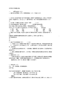 初中语文中考模拟试卷.DOC