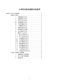 小学作文开头结尾方法荟萃
