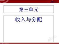 高中政治必修一3单元复习PPT课件