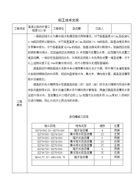 急流槽施工技术交底