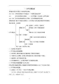 必修一全册学案一太平天国运动含解析