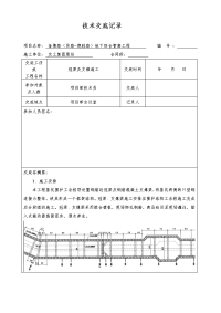 冠梁施工技术交底记录大全