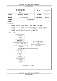 锚索施工技术交底