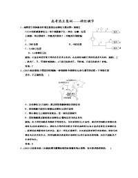 2014高考生物轮复习高考热点集训神经调节word版含解析