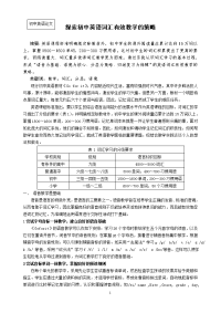 初中英语论文：探索初中英语词汇有效教学的策略