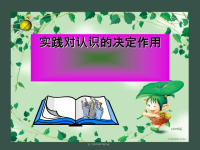 高中政治 实践决定认识课件 新人教必修4