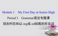 高中英语Module1MyFirstDayatSeniorHighPeriod3Grammar课件x