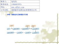 成都污水处理设备_20吨反渗透方案_污水处理系统解决方案一级脱盐水反渗透技术方案