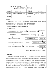 千山路3号竖井马头门施工技术交底