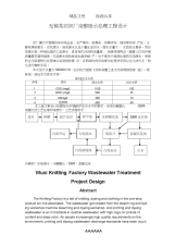 无锡某纺织厂染整废水处理工程设计摘要