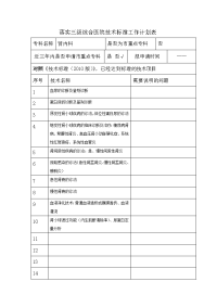 肾内科-落实三级综合医院技术标准工作计划表