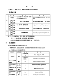 初中英语名词用法小结