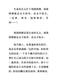 支点作文开头