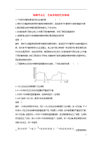 2018届高考生物二轮复习突破选择题6个高频考点高频考点五生命系统的生态基础练习