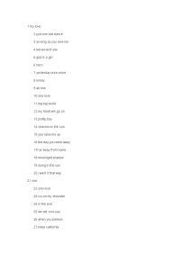 最经典的一百首英文歌曲