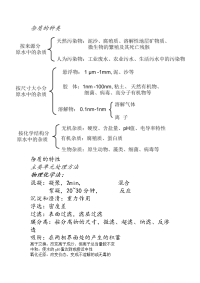 水处理 复习教学文案