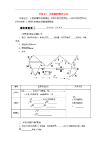 2013届高考地理一轮复习 14 大规模的海水运动学案