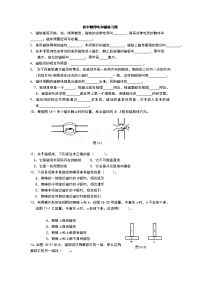 初中物理电和磁练习题