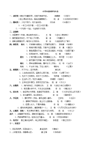 小学生古诗词名句大全3页