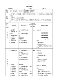 初中足球课教案