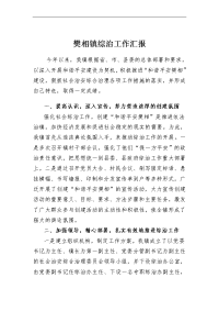 2010年上半年综治工作述职报告