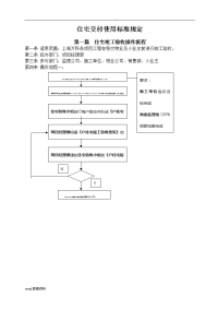 万科交付管理标准分析