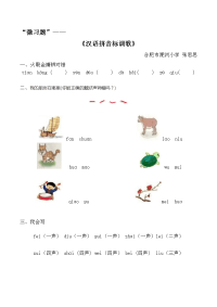 汉语拼音标调