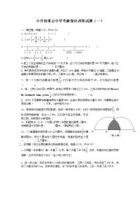 小升初试题合集