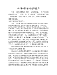 公司中层年终述职报告.doc