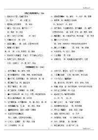 人教版高中语文全五册文言文注释汇总[1]