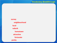 高中英语课件：Module-4-Vocabulary-Breakthrough