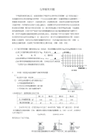 初中科学中考化学推断探究专题(含答案)