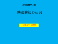 乘法的初步认识  小学数学参赛课件