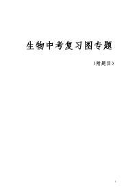 人教版初中生物中考复习图专题