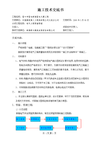 电气预留预埋施工技术交底