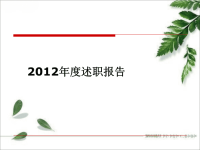 2012年各职业述职报告PPT.ppt