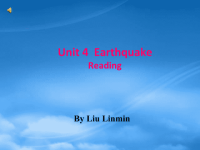 高中英语 earthquake课件 新人教必修1