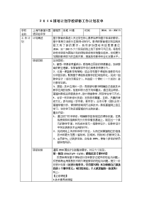 学校研修工作计划表单
